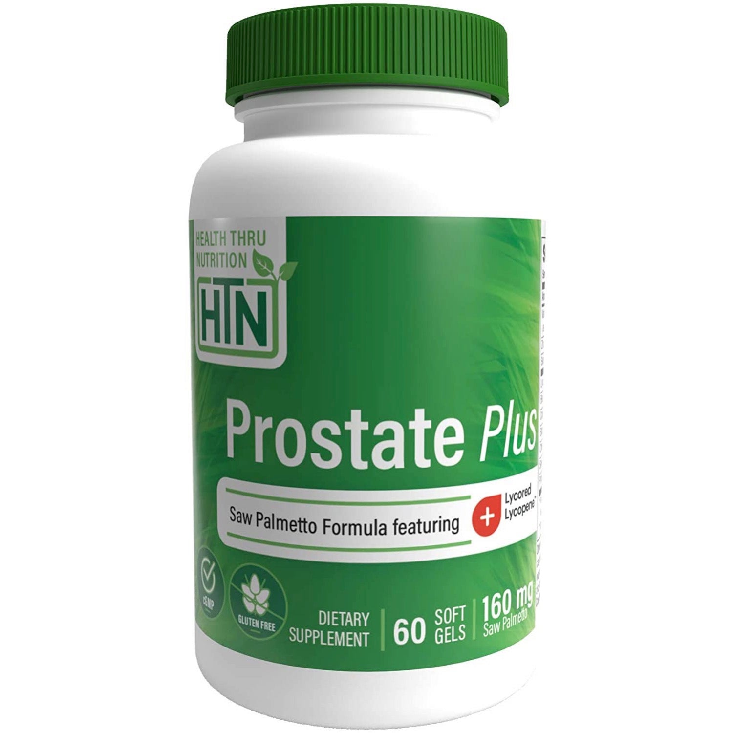 Health Thru Nutrition, Prostate Plus Complex with Lycored Lycopene, 60 Softgels UPC 819193020531 | HiLife Vitamins